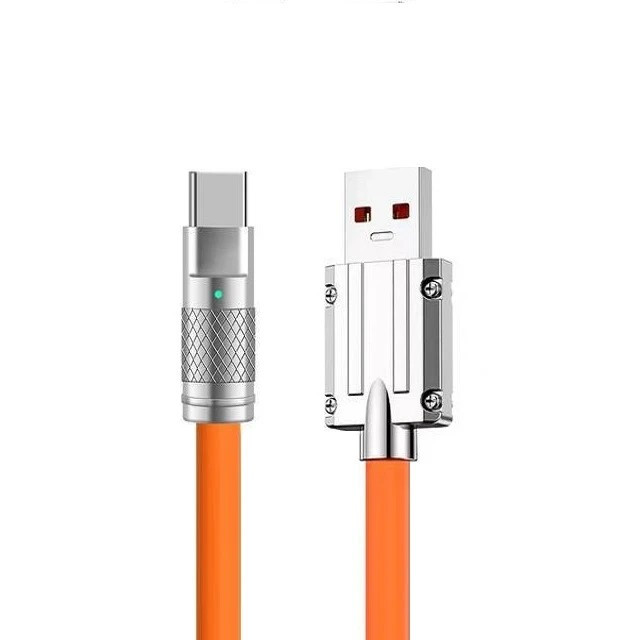 کابل تبدیل  USB به USB-C سوپر فست مدل 120W طول 1 متر