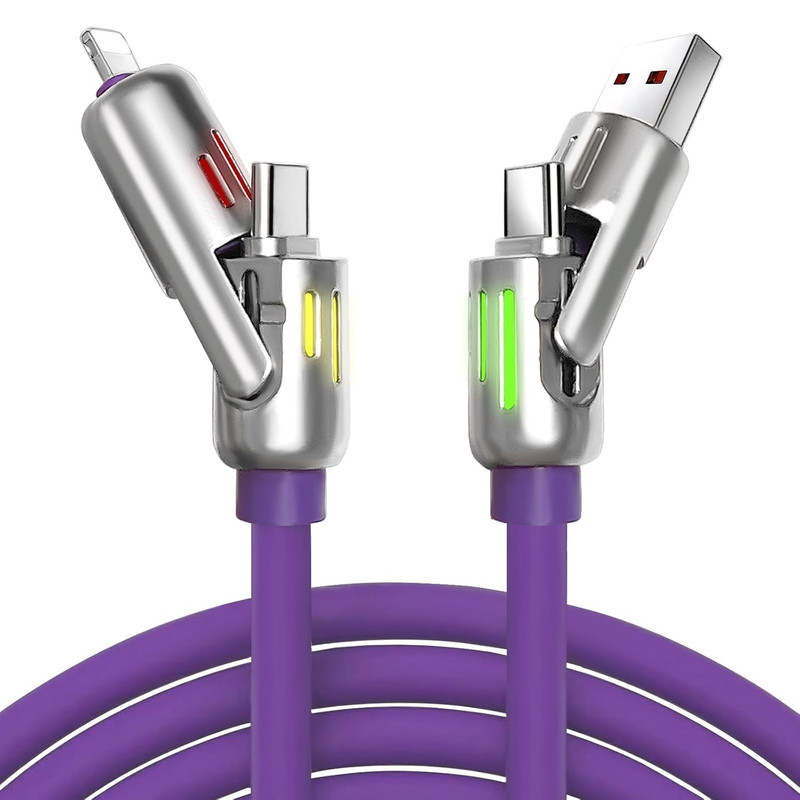 کابل تبدیل USB-C و USB-A / Lightning / USB سنتکس مدل C27 طول 1متر