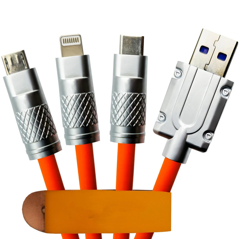 کابل تبدیل USB به microUSB/لایتنینگ/USB-C مدل FAST-CHARGE طول 1 متر