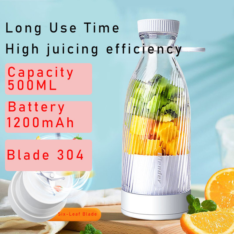 شیکر و مخلوط کن شارژی برند Juicing Cup Blender ظرفیت 500 میلی لیتری اورجینال