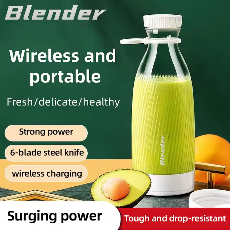 شیکر و مخلوط کن شارژی برند Juicing Cup Blender ظرفیت 500 میلی لیتری اورجینال